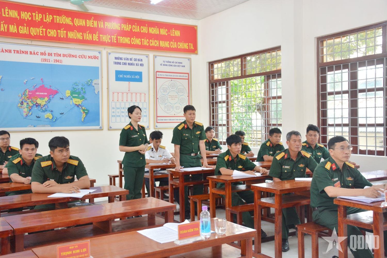 ​Đoàn kiểm tra Tổng cục Chính trị kiểm tra tại Trường Trung cấp Kỹ thuật miền Trung